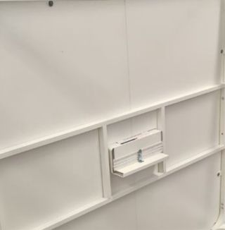 Mesa de oficina multipuesto IKEA blanca