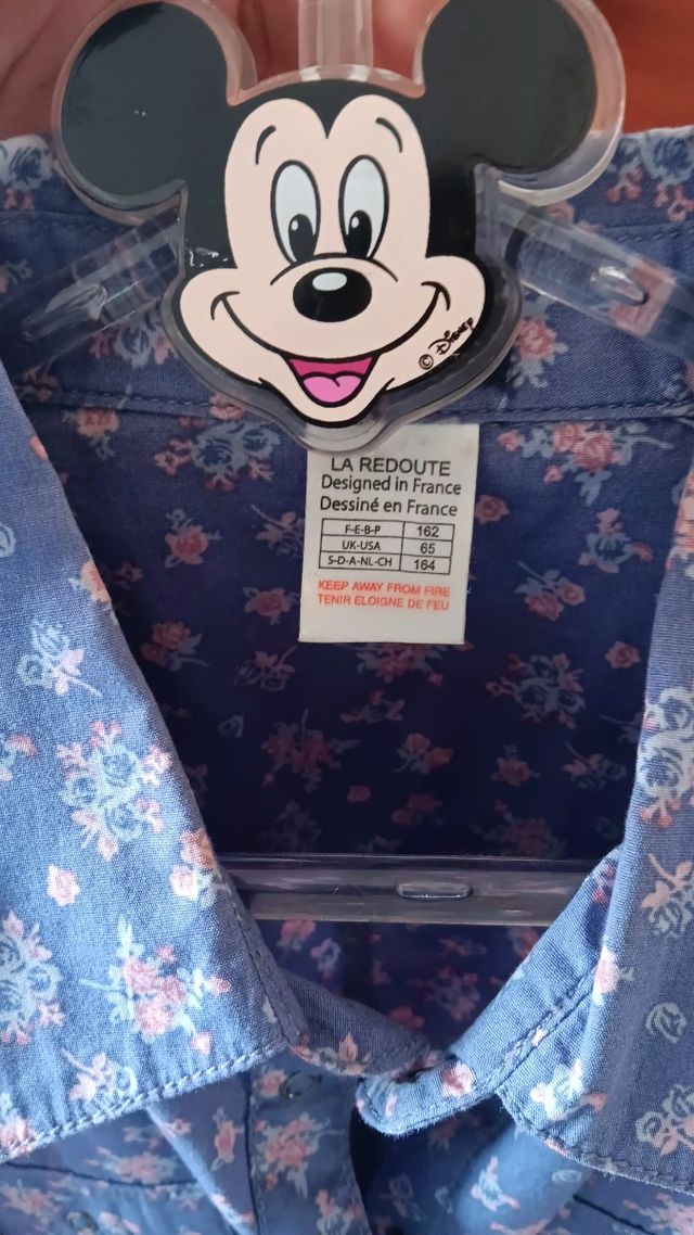 Camisa tipo vaquera talla XXS/XS