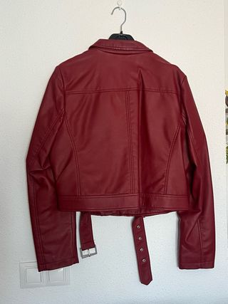 Chaqueta de piel sintetica 