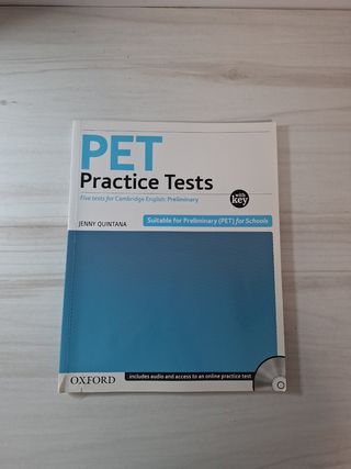 Cuadernillos para estudiar inglés nivel PET (B1)