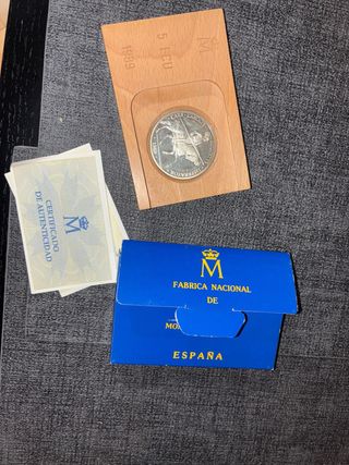 Moneda 5 ECU 1989 España