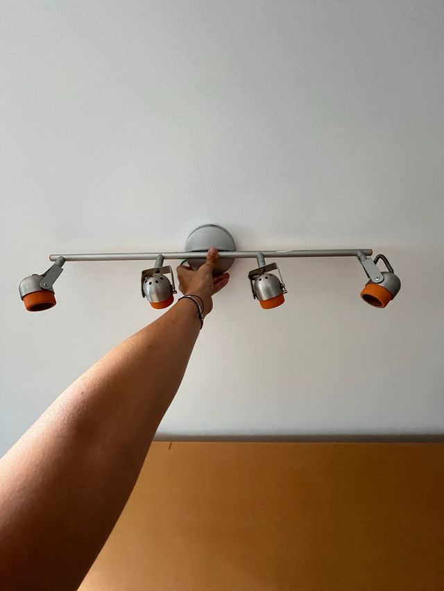 2 lámparas de techo/pared LED focos