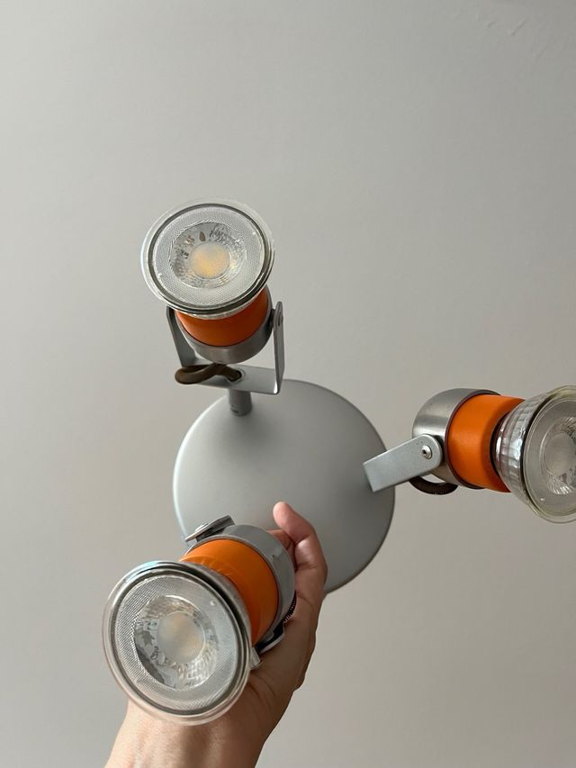 2 lámparas de techo/pared LED focos