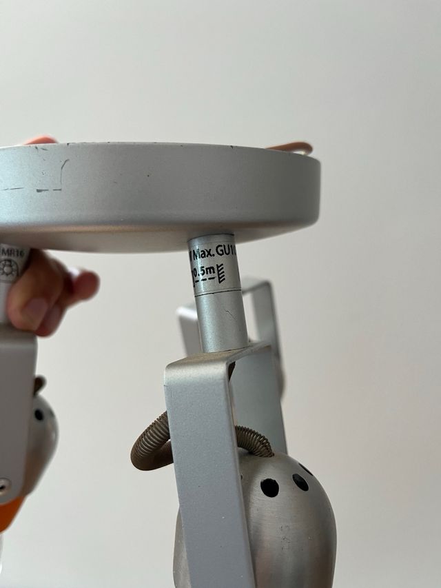 2 lámparas de techo/pared LED focos