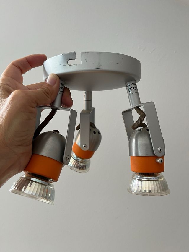 2 lámparas de techo/pared LED focos