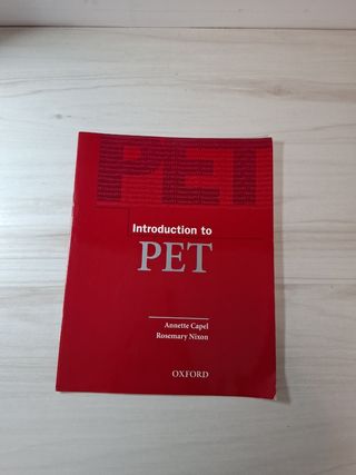 Cuadernillos para estudiar inglés nivel PET (B1)