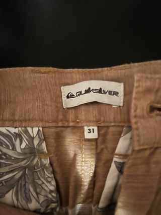 Pantalón Quiksilver Hombre Talla 41 Beige