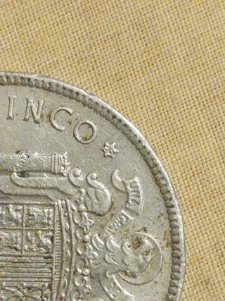 Moneda 5 Pesetas 1949 Plata Francisco Franco