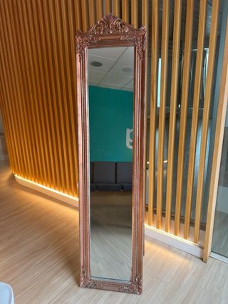 Espejo de pie vestidor cobre