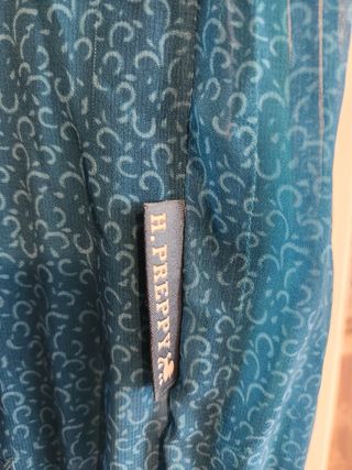 Vestido Highly Preppy Azul y Rojo Talla XS