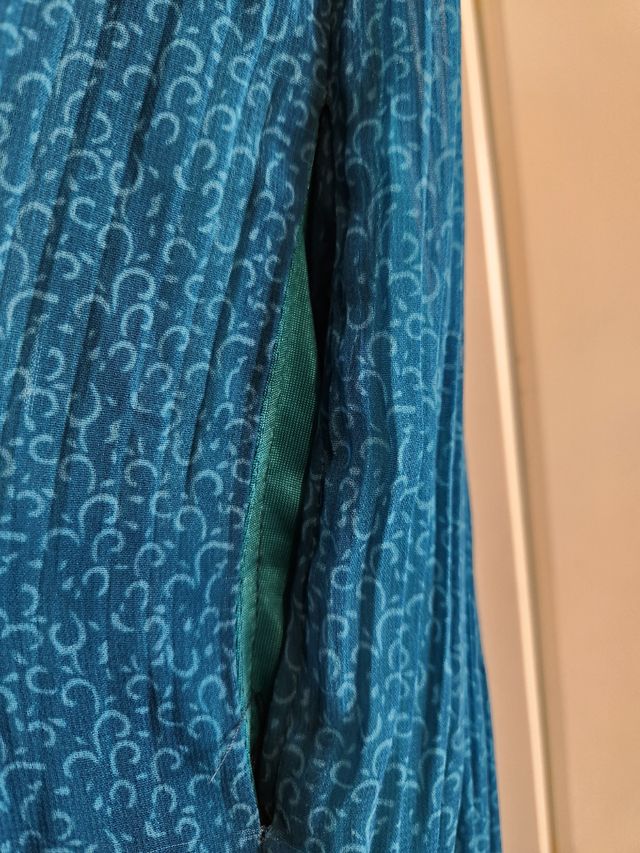 Vestido Highly Preppy Azul y Rojo Talla XS