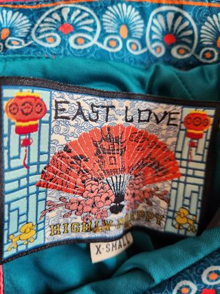 Vestido Highly Preppy Azul y Rojo Talla XS