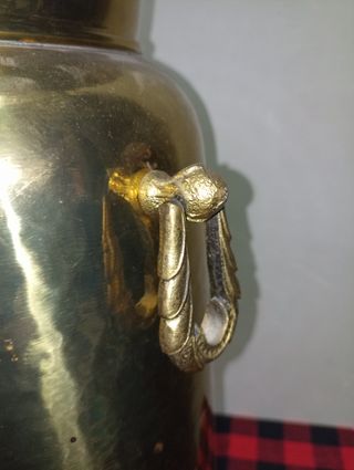 Paragüero Metálico Dorado