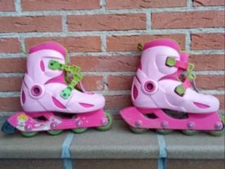 Patines en línea rosas para niña.Talla 32-34.
