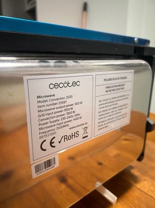 Microondas Grill Cecotec