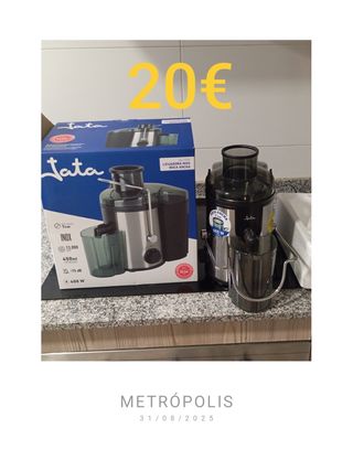 Extractor de zumos Jata 400W