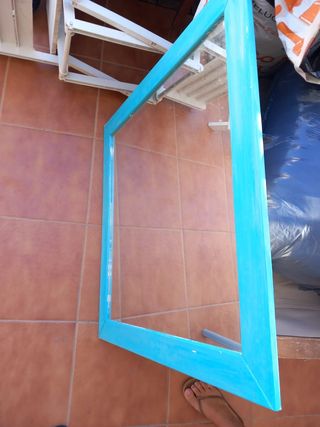 Espejo Marco Madera Azul
75x75 