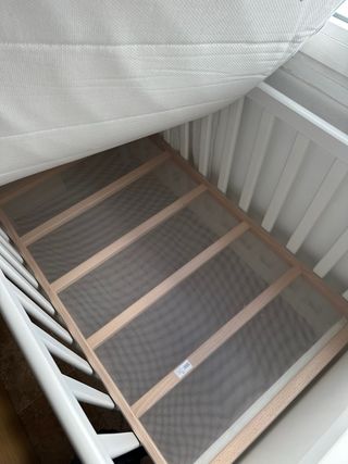 Cuna IKEA Sundvik Blanca + Colchón sin uso
