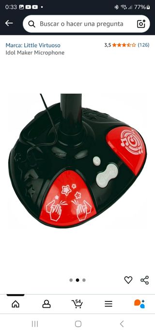 Micrófono infantil extensible