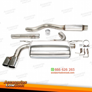 Sistema TA Technix de acero inoxidable 2x80mm apt