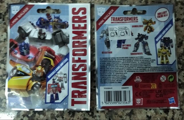 Colección completa Transformers Mini Walker Sobres