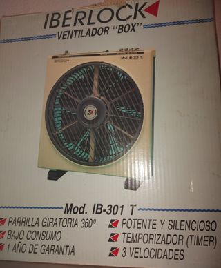 Ventilador IBERLOCK BOX Mod. IB-301 T