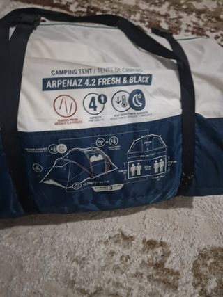 Tienda de campaña Arpenaz 4 Fresh & Black