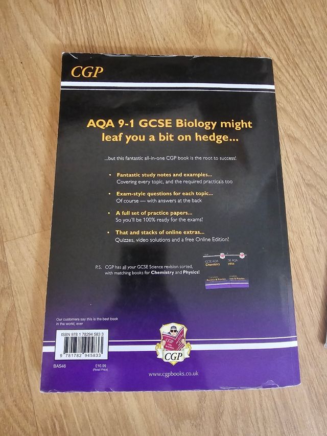 Grade 9 1 GCSE Biol AQA Comp Rev & Pract