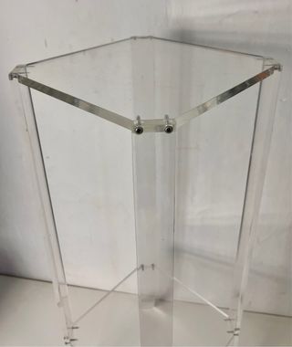 Macetero Vintage Metacrilato Transparente