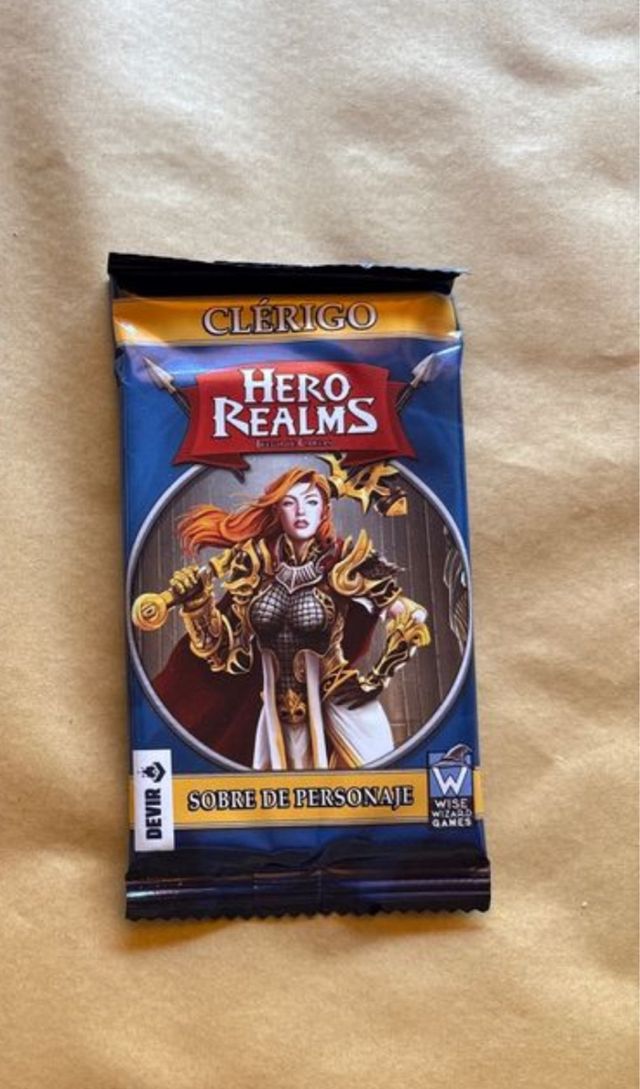 Hero Realms Clerigo Sobre de Personaje
