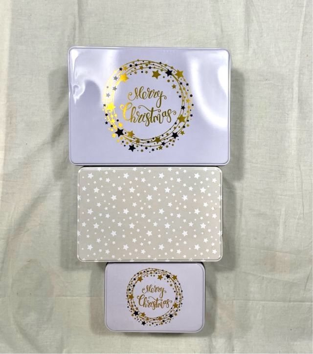 Cajas Metálicas Navidad