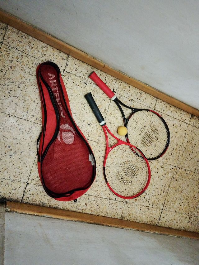 2 Raquetas de Tenis + Funda + Regalo+5p de tenisl