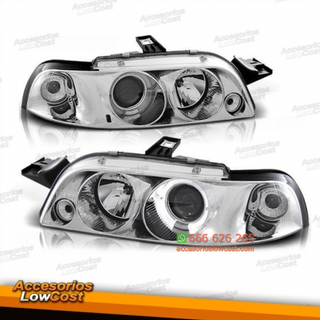 FAROS OJOS DE ANGEL FIAT PUNTO, 93-99, CRISTAL C