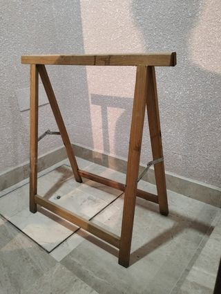 Caballetes de madera para andamio y cómo soportes
