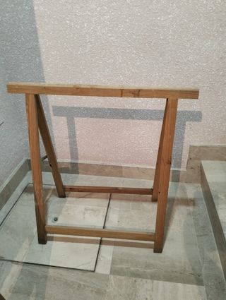 Caballetes de madera para andamio y cómo soportes
