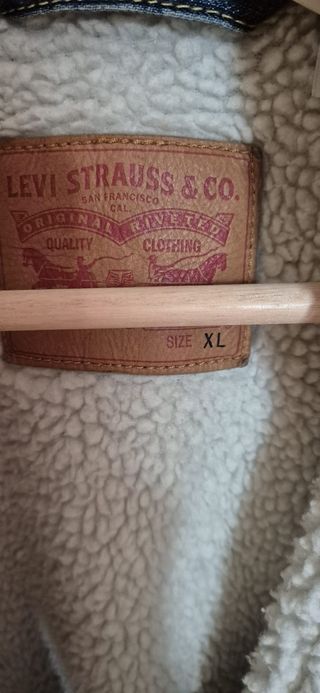 Cazadora Levi's Sherpa Azul Talla XL