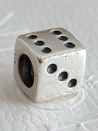 Charm Pandora ORIGINAL - Dado de la suerte