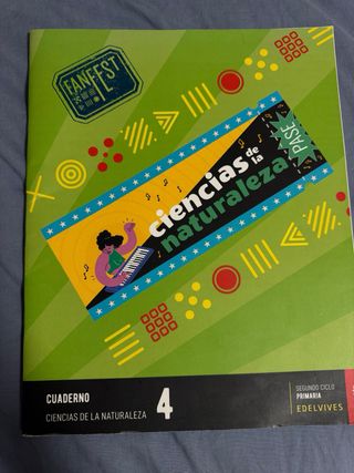 Libros Ciencias de la Naturaleza de Edelvives 4 EP