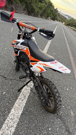 Mini Moto Gazelle Naranja y Blanca