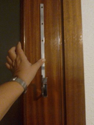 Ganchos colgadores metal cromados