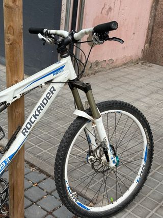 Bicicleta Rockrider Blanca