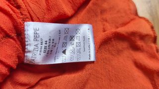 Top Patrizia Pepe arancione corallo tg 44