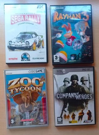 Lote 4 Juegos PC