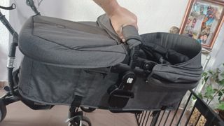 Carrito Bebé Kikkaboo I-Beloved Gris