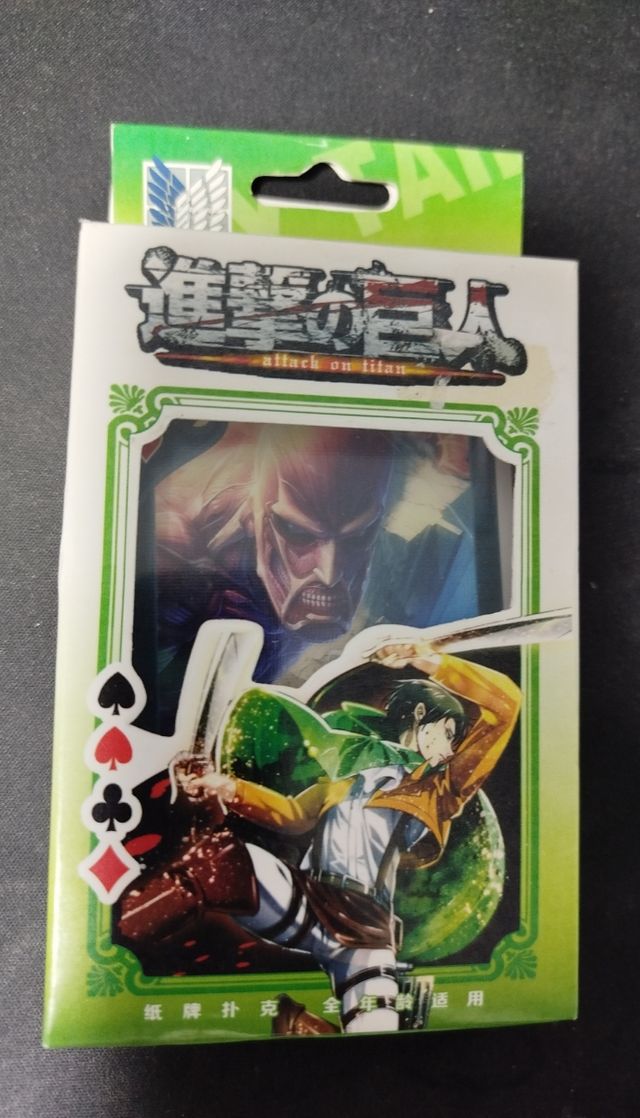 Colección cartas PÓKER Attack on Titan