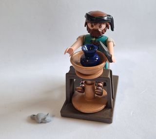 Playmobil Navidad, Pastor Aldeano Alfarero Belén 