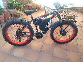 Bicicleta Eléctrica Aluminio con 288km 2 motores