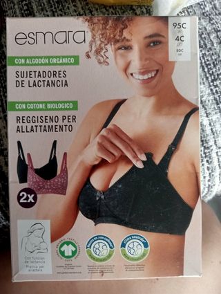 Sujetador lactancia Esmara 95C Negro