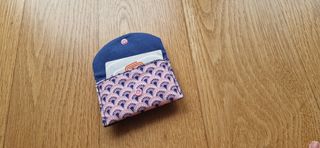 Cartera hecha a mano con 3 departamentos