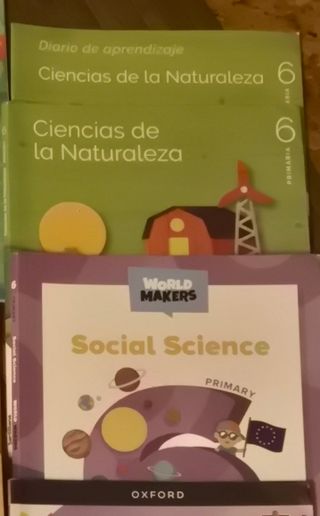 Libros de naturales y science  6 primaria